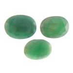 Green Emerald – 17.83 Carats (Ratti-19.70) Panna ~ 3 Pcs Seller Pack